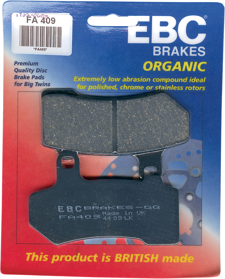 Organic Brake Pads - FA409