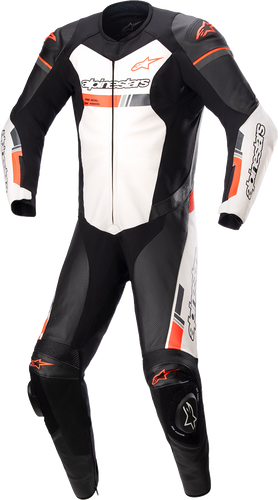 GP Force Chaser 1-Piece Suit - Black/White/Red - US 38 / EU 48 - Lutzka's Garage