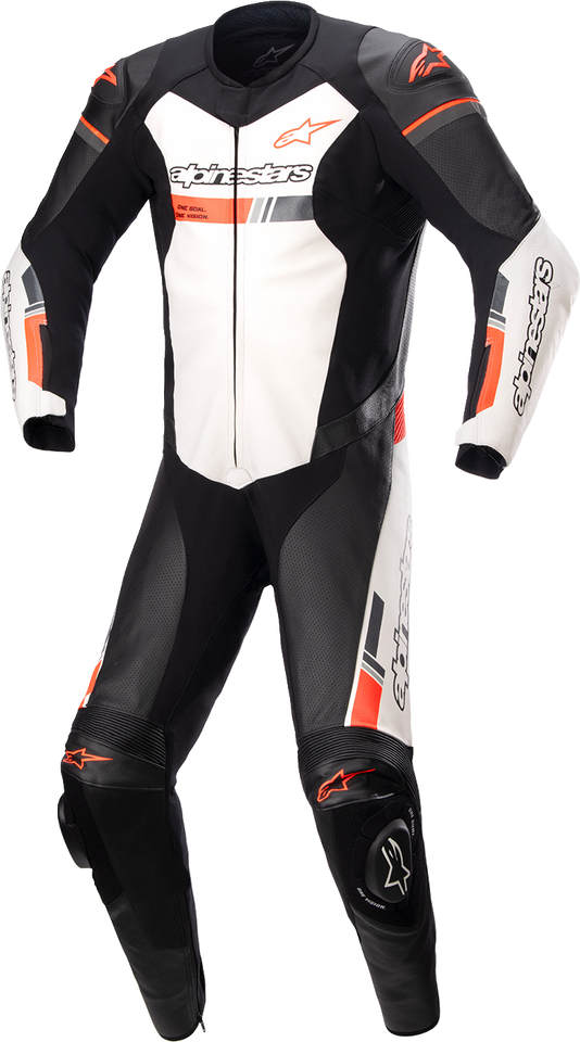 GP Force Chaser 1-Piece Suit - Black/White/Red - US 38 / EU 48 - Lutzka's Garage