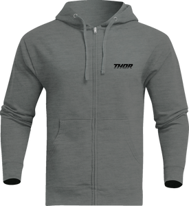 Formula Zip-Up Fleece Sweatshirt - Heather Gunmetal - Medium - Lutzka's Garage