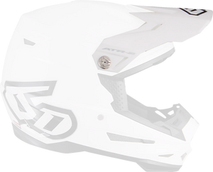 ATR-2Y Visor - Gloss White - Lutzka's Garage