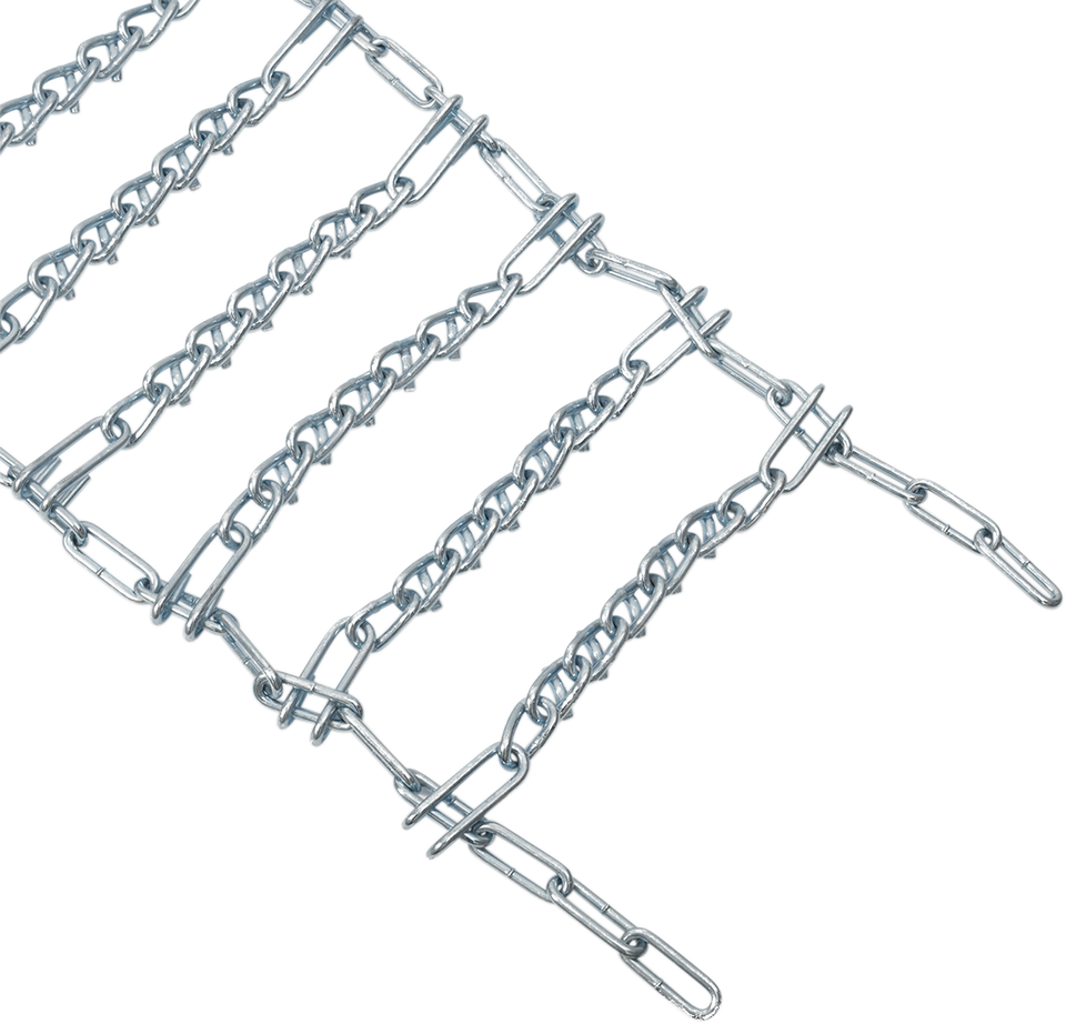 Tire Chains - V-Bar - 2 Space - 11" W x 54" L - Pair