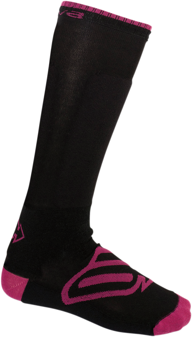 Womens Insulator Socks - Pink/Black - Small/Medium - Lutzka's Garage