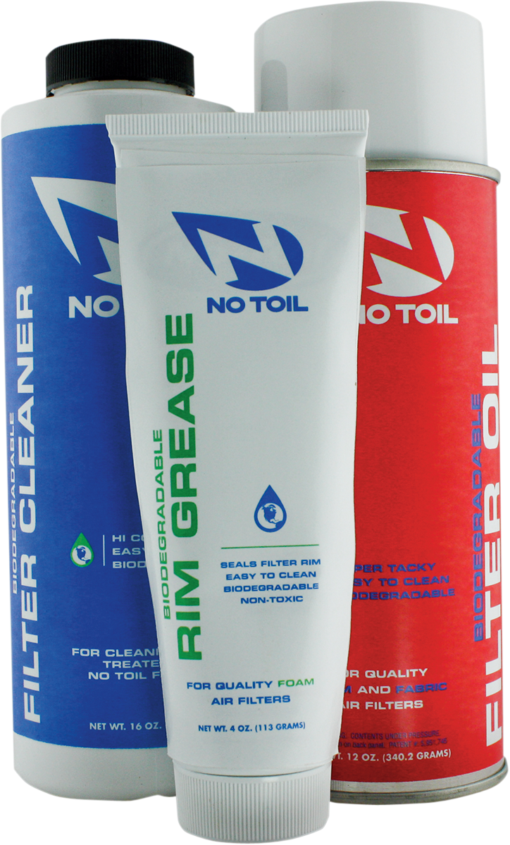 Filter Oil, Cleaner, and Rim Grease Kit - Aerosol