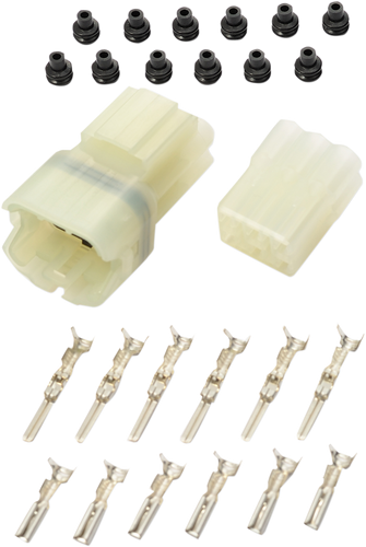 Multi-Conductor Electrical Connectors - Six-Pin - Water-Resistant