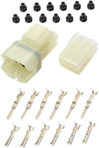 Multi-Conductor Electrical Connectors - Six-Pin - Water-Resistant