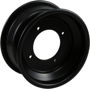 Rolled-Lip Spun Wheel - Front - Black - 10x5 - 4/156 - 3+2 - Lutzka's Garage