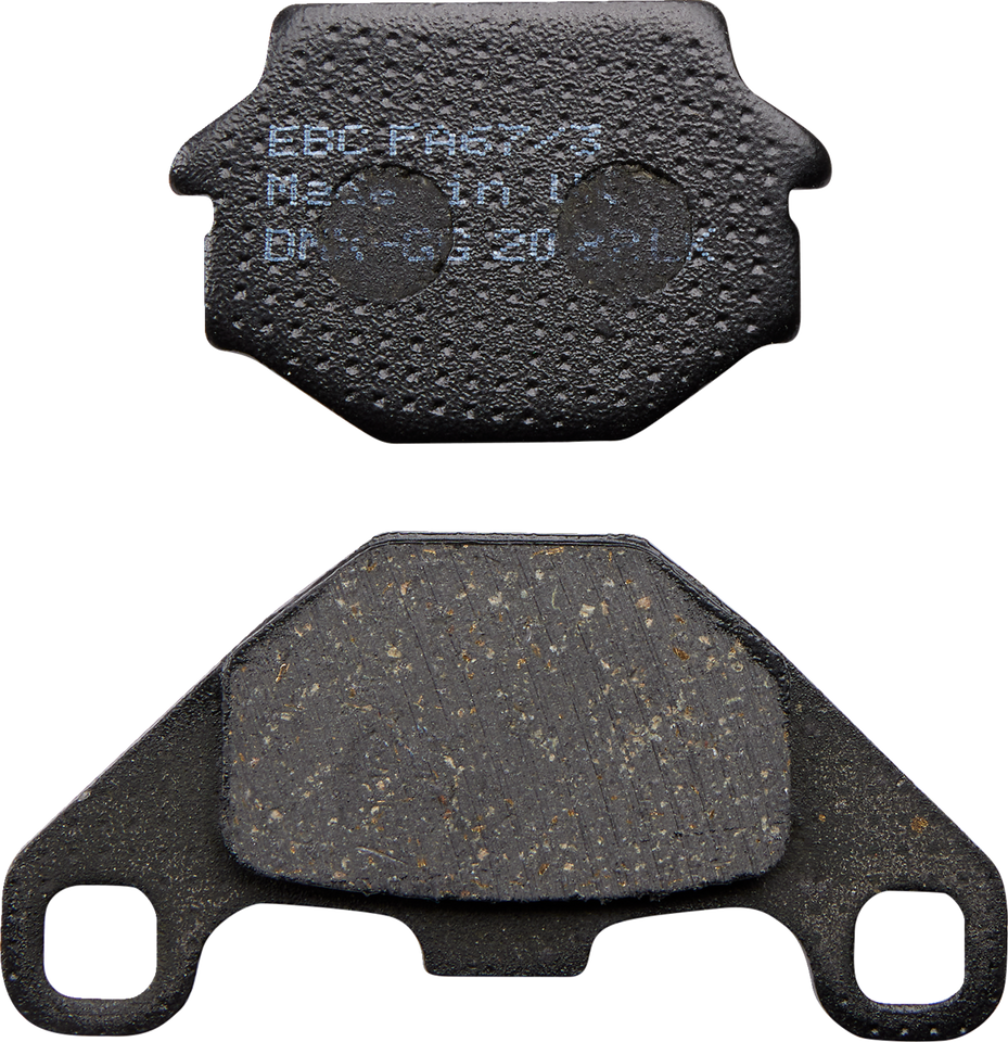 Organic Brake Pads - KLR 650 - FA67/3