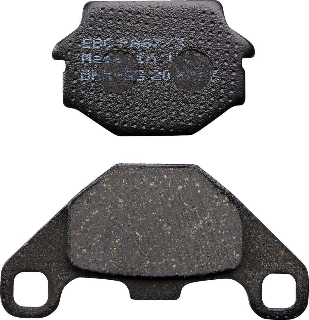 Organic Brake Pads - KLR 650 - FA67/3