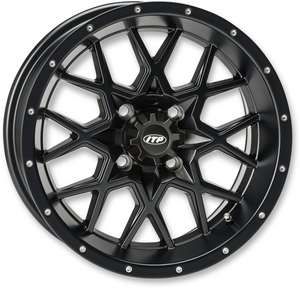 Wheel - Hurricane - Front/Rear - Black - 12x7 - 4/137 - 5+2 - Lutzka's Garage