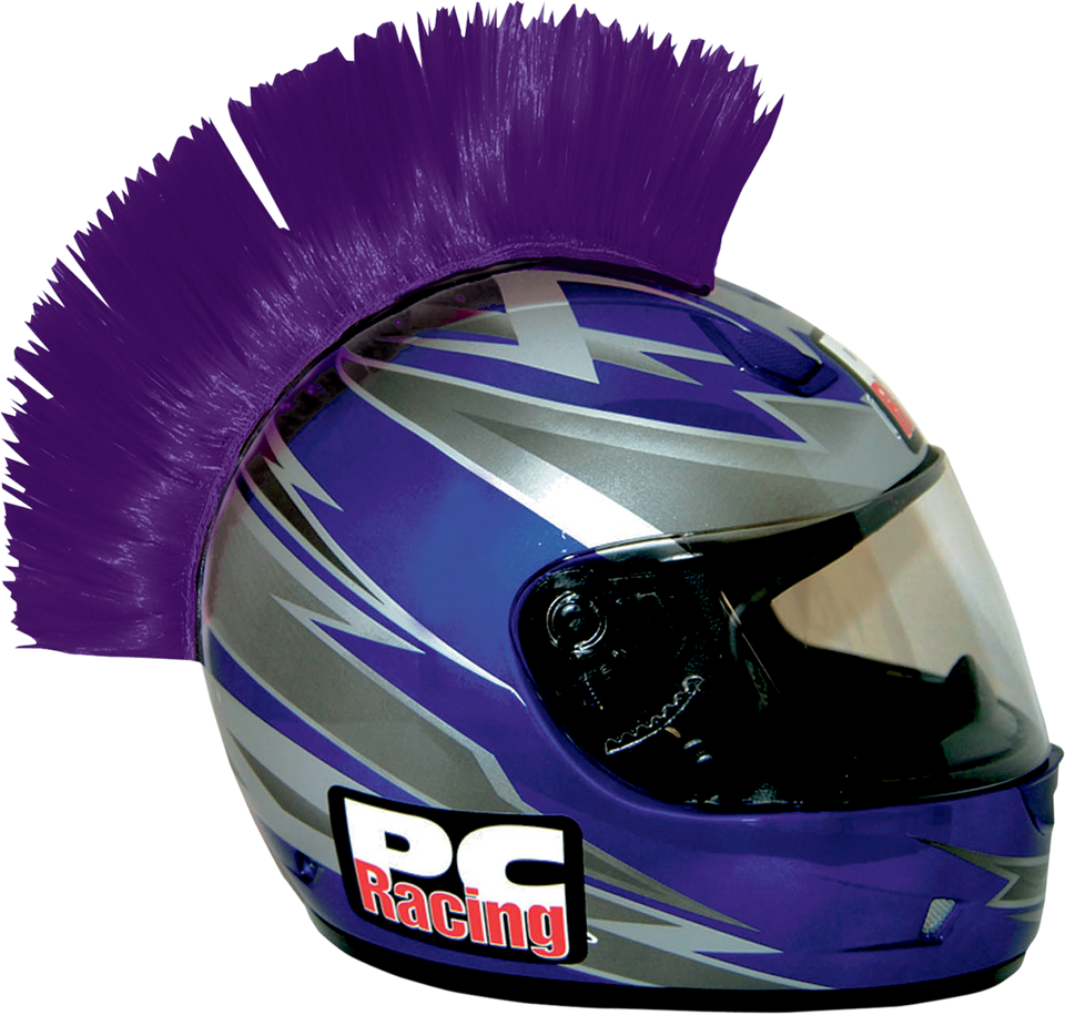 Helmet Mohawk - Purple - Lutzka's Garage