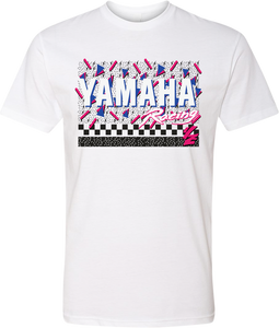 Yamaha Confetti T-Shirt - White - Small - Lutzka's Garage