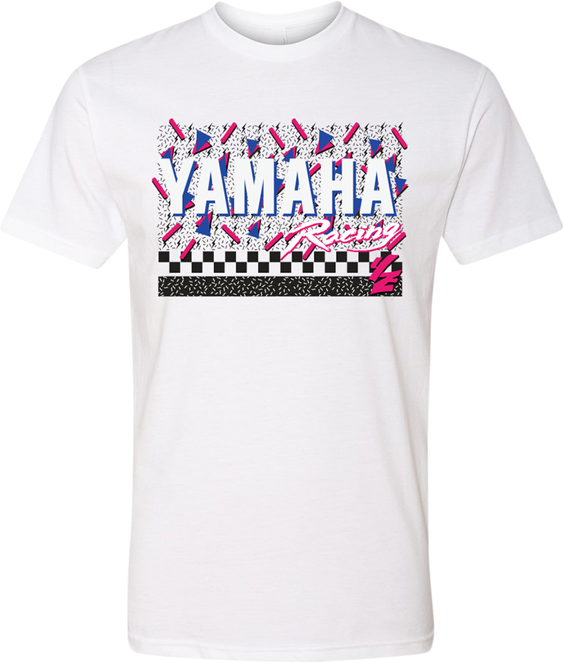 Yamaha Confetti T-Shirt - White - Small - Lutzka's Garage