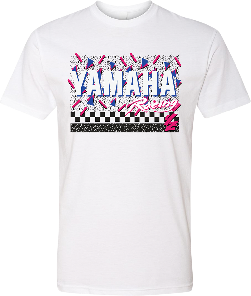 Yamaha Confetti T-Shirt - White - Small - Lutzka's Garage