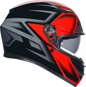 K3 Helmet - Compound - Black/Red - Small - Lutzka's Garage