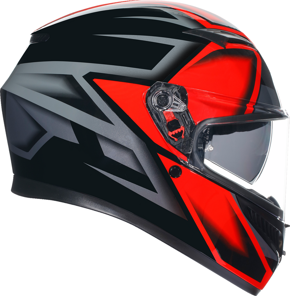 K3 Helmet - Compound - Black/Red - Small - Lutzka's Garage