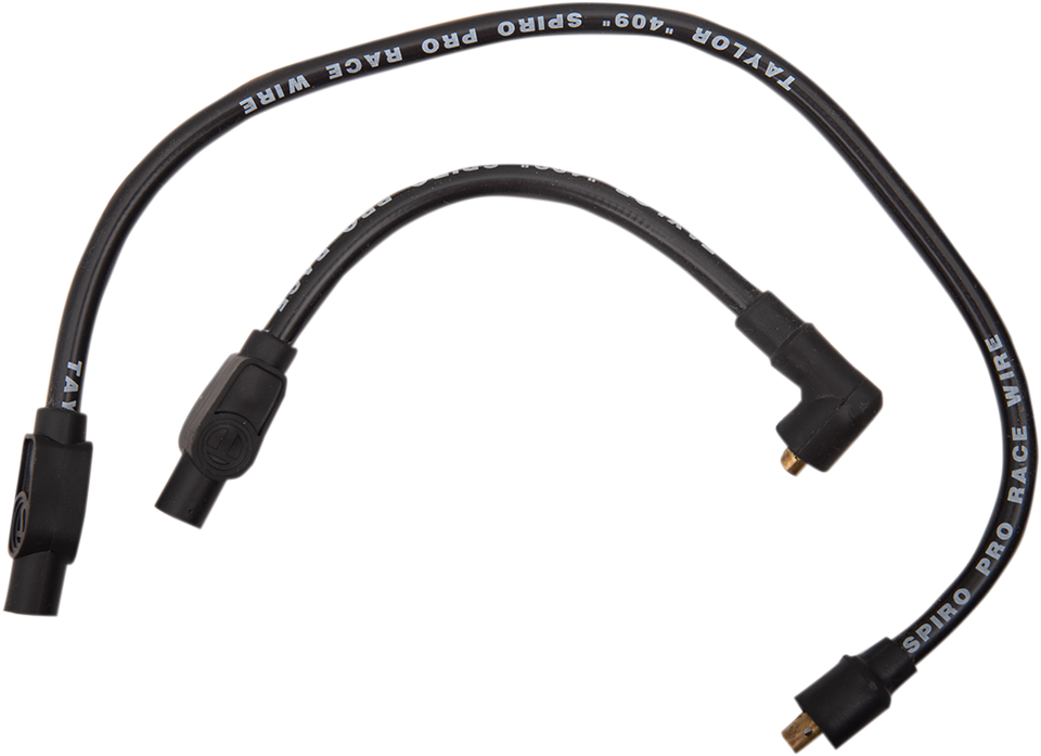 10.4 mm Spark Plug Wire - 80-98 FLT - Black - Lutzka's Garage