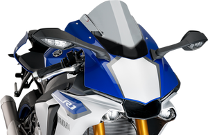 Race Windscreen - 13-1/4" - Smoke - YZF-R1