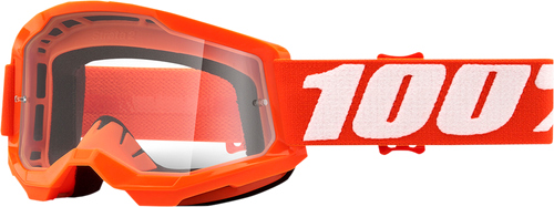 Youth Strata 2 Goggles - Orange - Clear - Lutzka's Garage