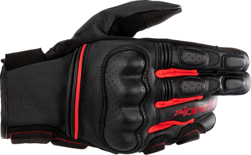 Phenom Gloves - Black/Bright Red - Small - Lutzka's Garage