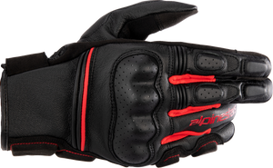 Phenom Gloves - Black/Bright Red - Small - Lutzka's Garage