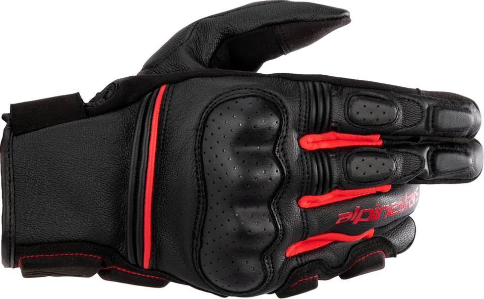 Phenom Gloves - Black/Bright Red - Small - Lutzka's Garage