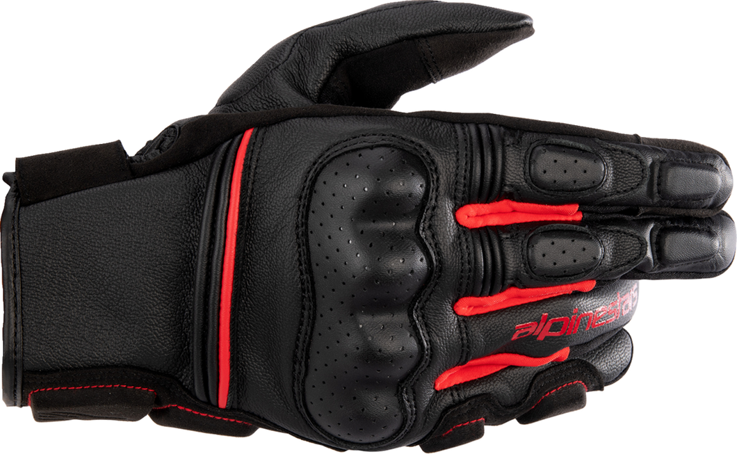 Phenom Gloves - Black/Bright Red - Small - Lutzka's Garage