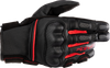 Phenom Gloves - Black/Bright Red - Small - Lutzka's Garage