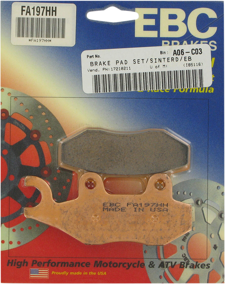 HH Brake Pads - FA197HH