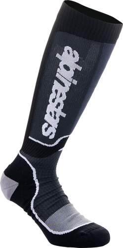 Youth MX Plus Socks - Black/White - Medium/Large - Lutzka's Garage