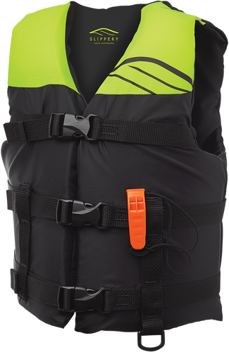 Youth Hydro Vest - Black/Neon Yellow