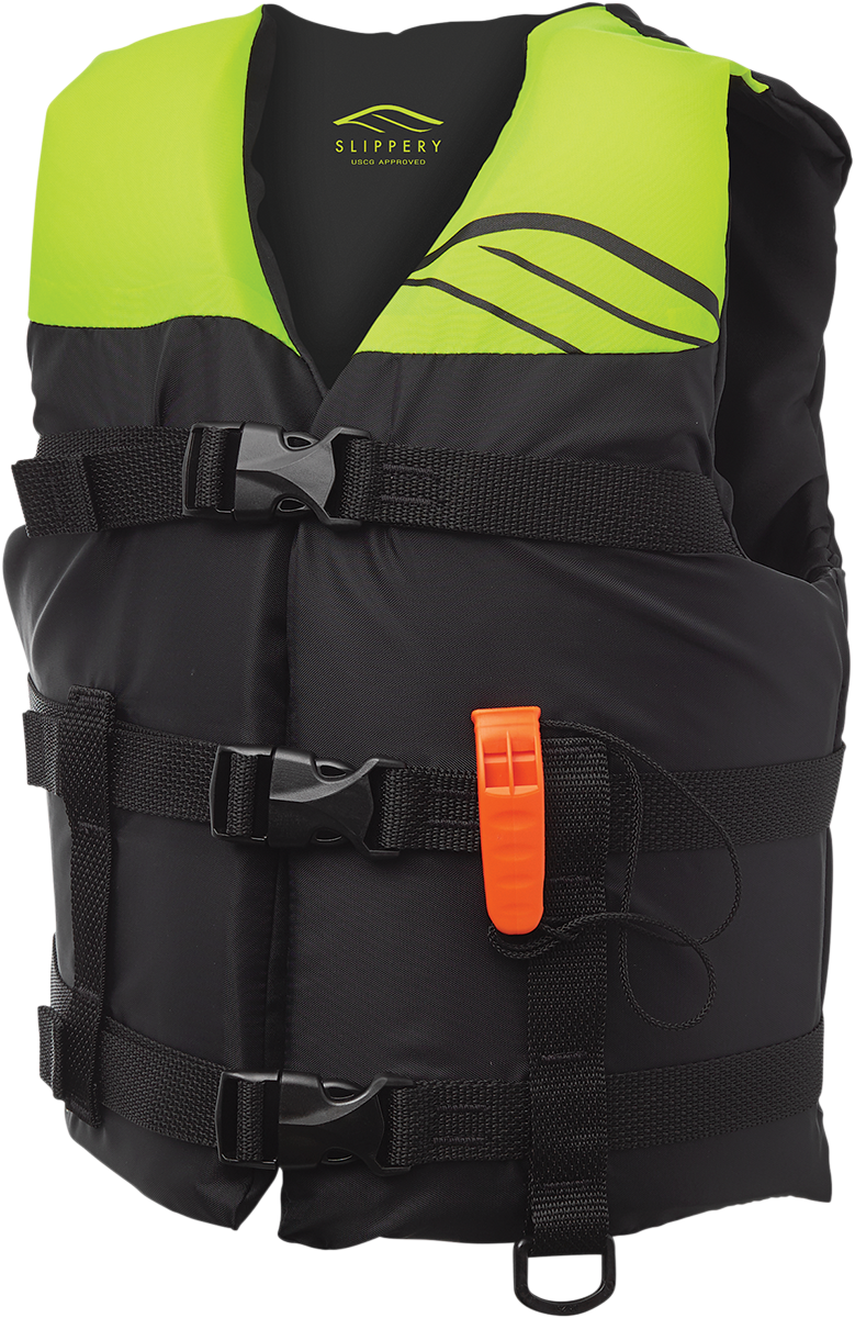 Youth Hydro Vest - Black/Neon Yellow