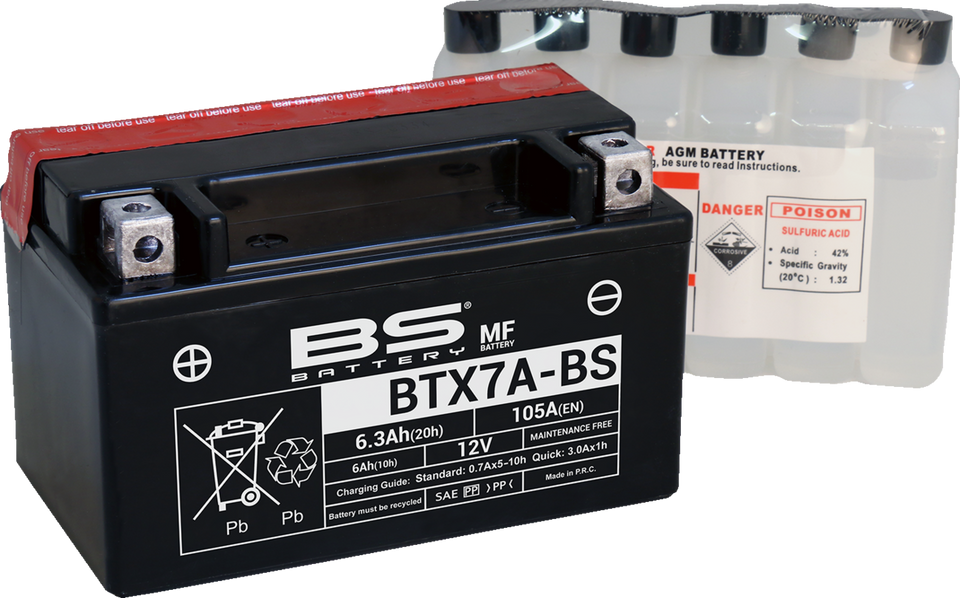 Battery - BTX7A-BS (YTX)