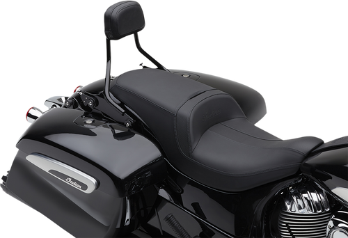 Detachable Backrest - Black - Short - Chieftain - Lutzka's Garage