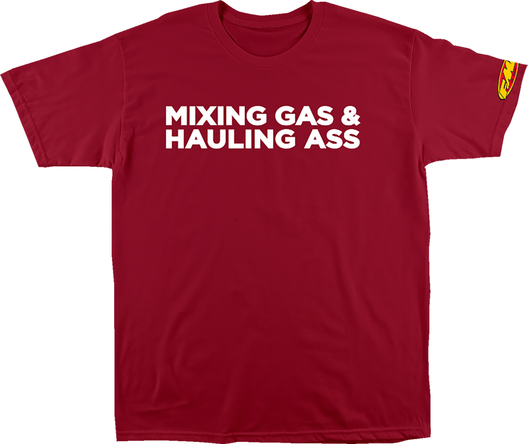 Gass T-Shirt - Red - Small - Lutzka's Garage