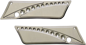 Latch Cover 93-13 - Drilled Chrome - FL