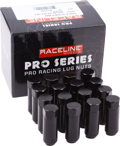 Lug Nuts - Military - 3/4" Hex - 12 mm x 1.5 - Black - 16 Pack - Lutzka's Garage