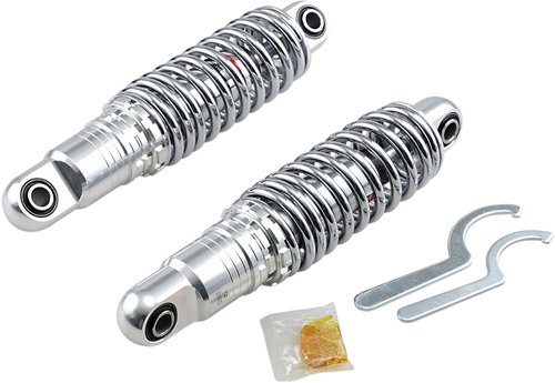 Premium Ride-Height Adjustable Shocks - Chrome - Heavy Duty - 11