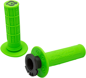 Grips - Defy - Lock-On - 4-Stroke - Green - Lutzka's Garage