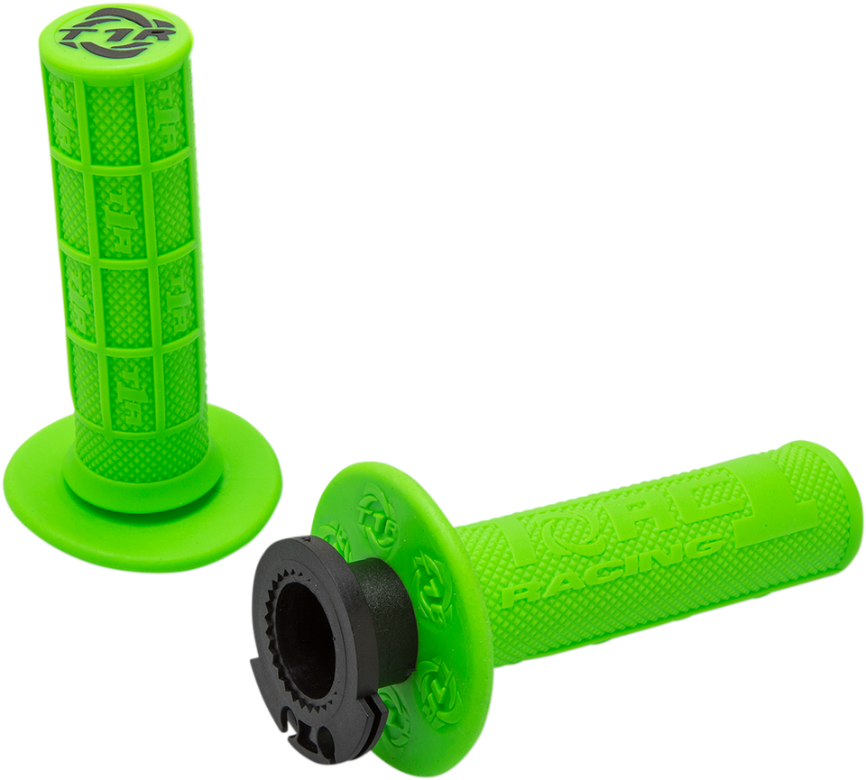 Grips - Defy - Lock-On - 4-Stroke - Green - Lutzka's Garage