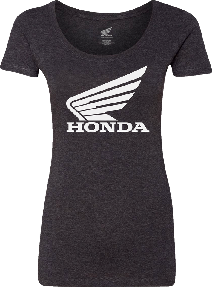 Womens Honda Wing T-Shirt - Black - Small - Lutzka's Garage