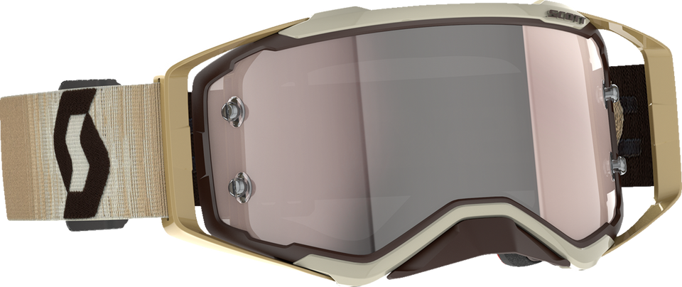 Prospect Goggle - Beige/Brown - Silver Chrome