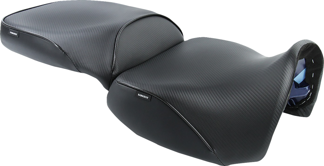 Two-Piece Seat - Black - CarbonFX - Pan America - Lutzka's Garage