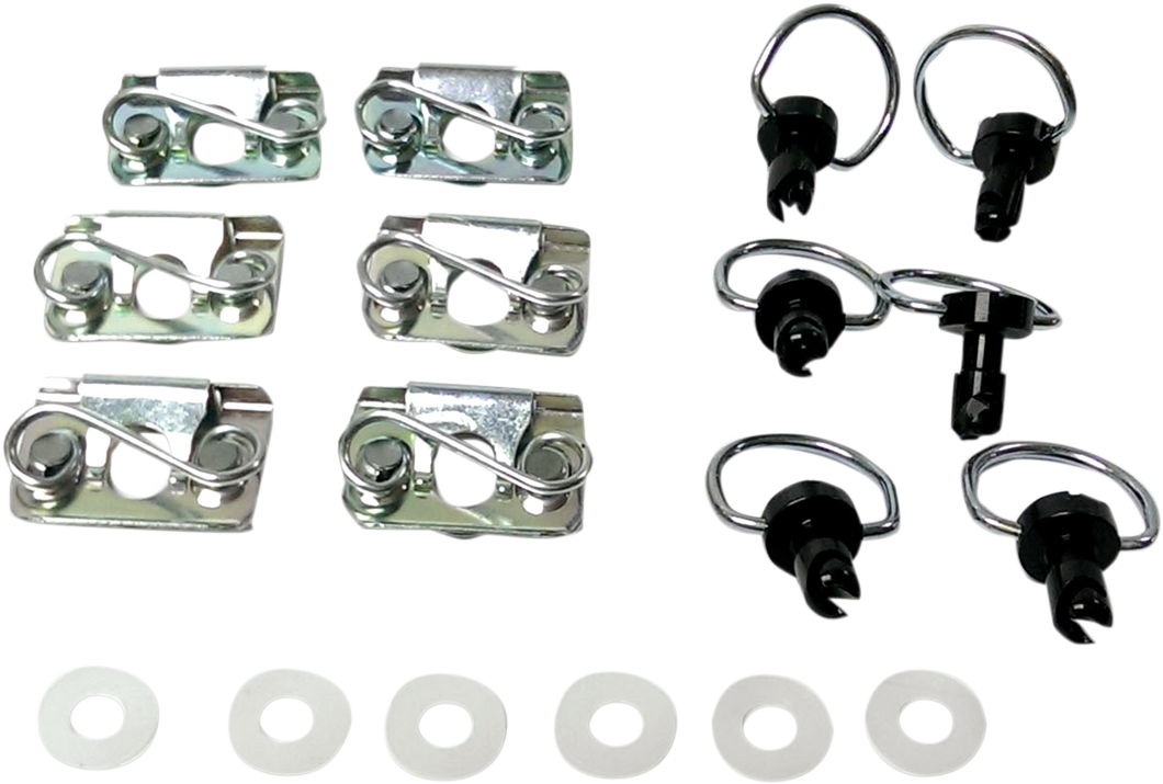 D-Ring Kit - Black Clips