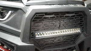 Grille Insert with 16" LED Light Bar - 16-18 RZR 1000