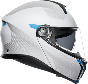 Tourmodular Helmet - Frequency - Light Gray/Blue - Medium - Lutzka's Garage