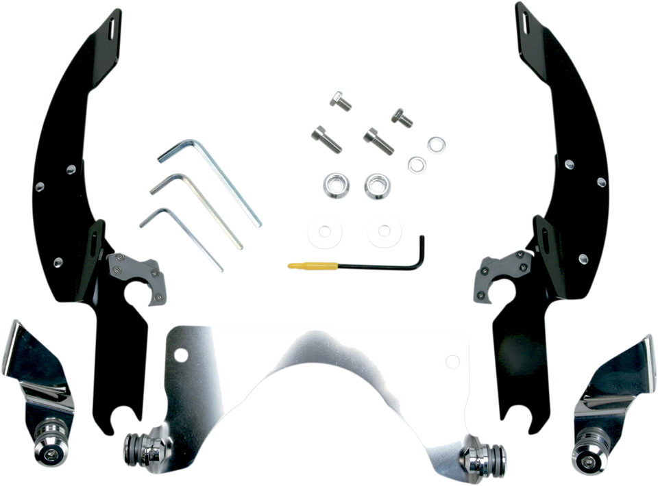 Batwing Trigger Lock Mounting Kit - C90/T - Black - Lutzka's Garage