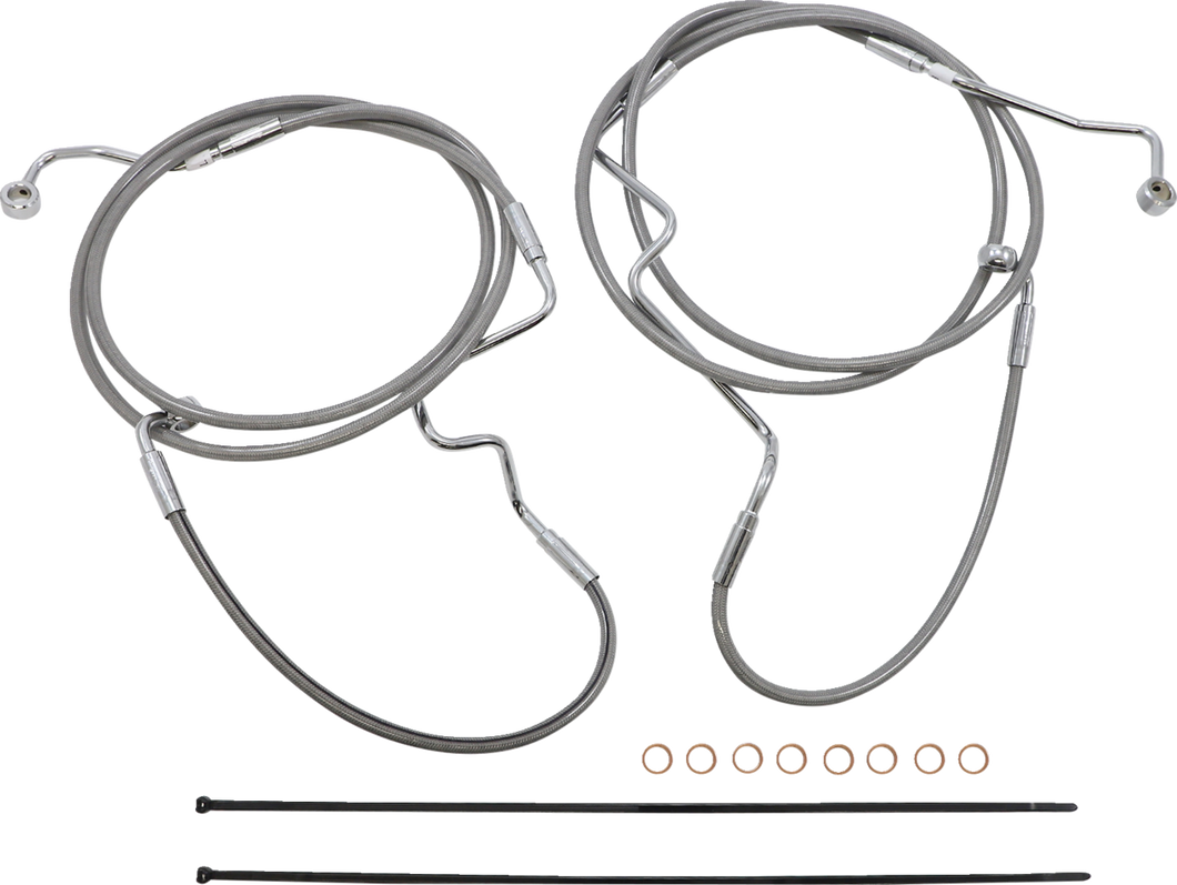 Control Cable Kit - XR - Stainless Steel/Chrome