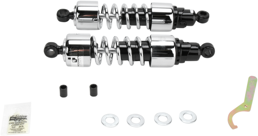 Shocks - 412 Cruiser Series - Chrome - 13