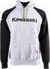 Kawasaki Standard Hoodie - Black/Heather - Medium - Lutzka's Garage